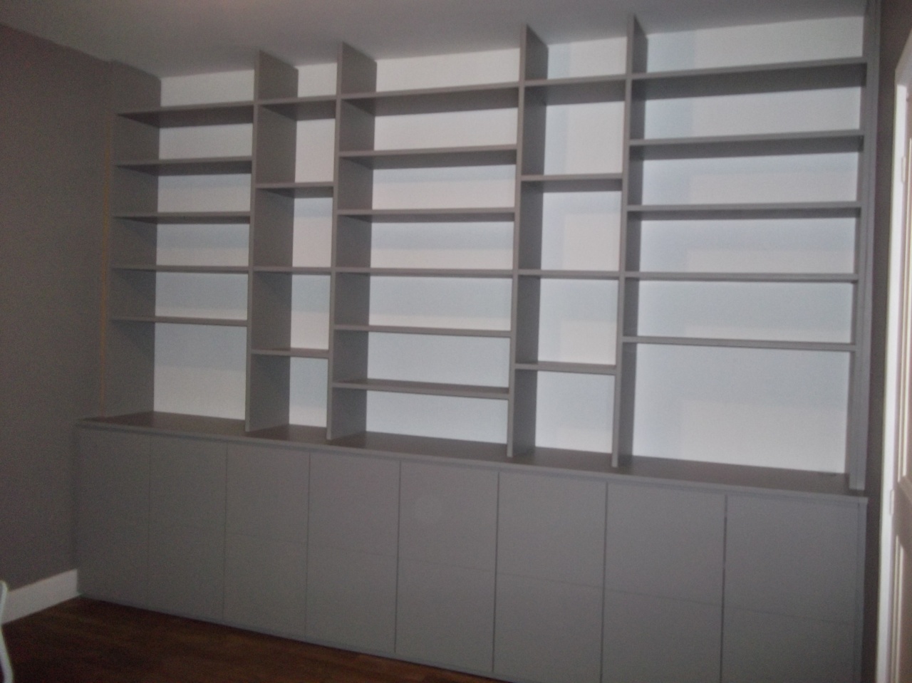 Bibliothèque MDF laqué