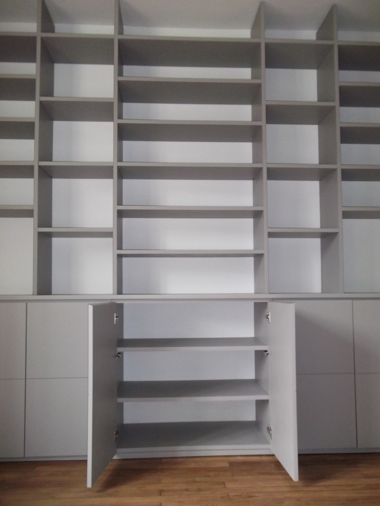 Bibliothèque MDF laqué